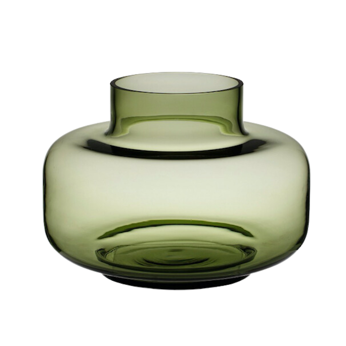Urna vase - olive