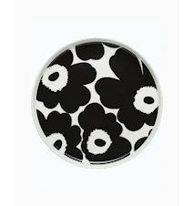 Unikko Tallrik 20 Cm Svart