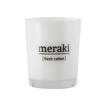 Meraki Doftljus Fresh cotton 7 cm