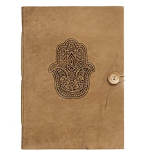 Notebook Fatima Hånd Skinn Large