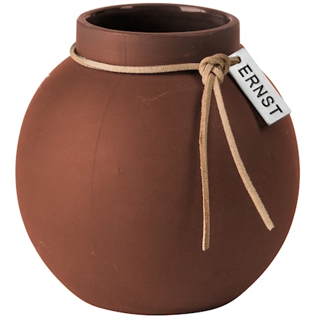 Ernst Kirchsteiger Rund Vas Stengods 10 cm - Rost