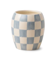 Checkmate Ljus 10x10 cm 32 cl Porslin Blå