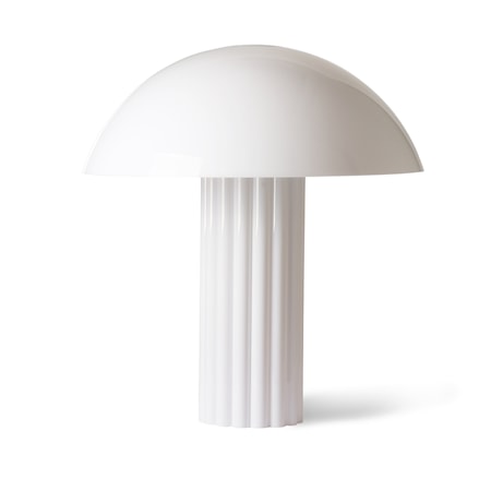 Bilde av acrylic cupola table lamp white