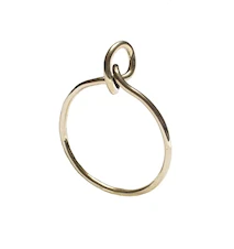 Grinda serviettring brass 40 x 40 mm 4-pakning