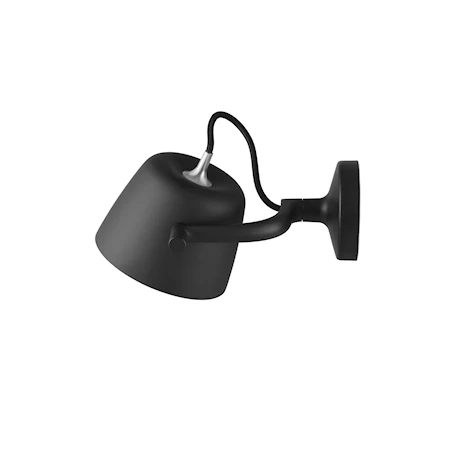 Tub Vägglampa EU Svart