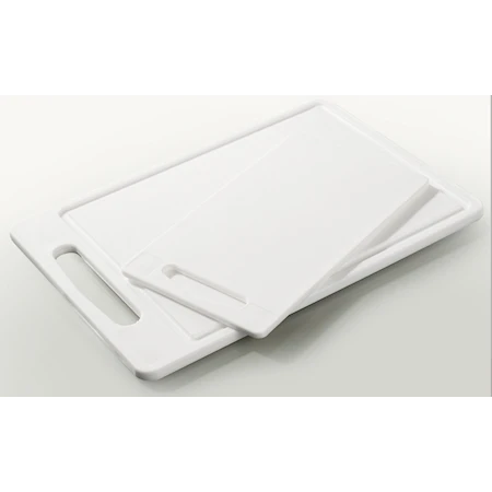 Cutting board set of 2 Plastic White