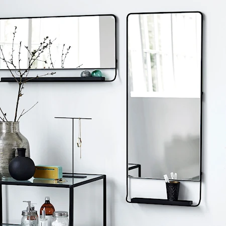 Shelf mirror veggspeil m. Hylla