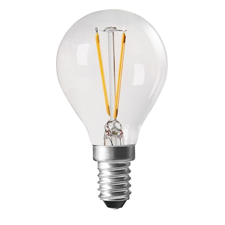 PR Home Shine LED-Lamppu Pyöreä Filament E14 250 lm Kirkas