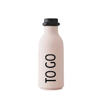 Design Letters tapa para botella de agua deportiva "To Go" rosa