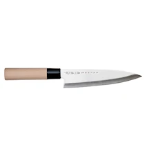 Couteau de chef Houcho avec manche en bois de magnolia 17 cm