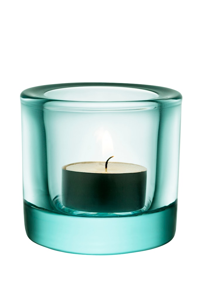 Kivi Tealight Candle Holder 60 mm Water Green Gift Box