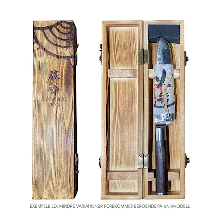 Kuro Bread Knife 25 cm in Wooden Box