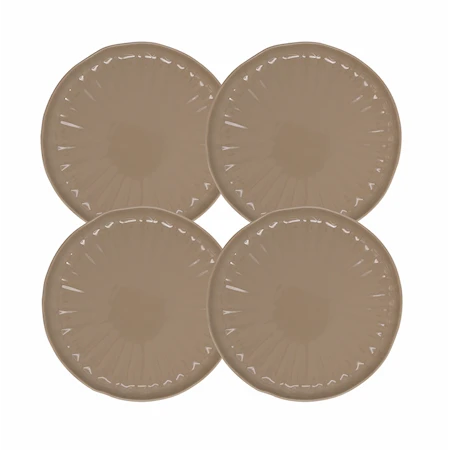 Dainty Asjett 21 cm 4-pakk Beige