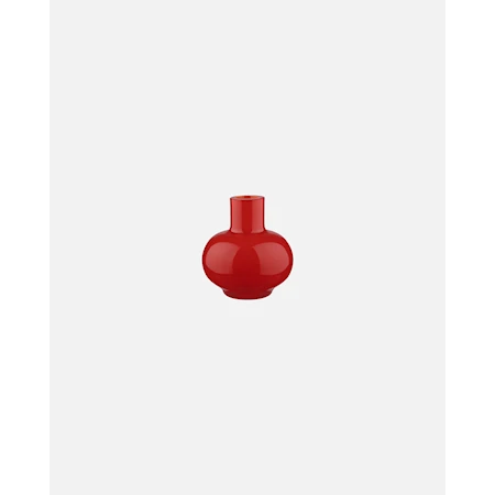 Marimekko Mini Vase Ø5,5×6 cm Glas Rød