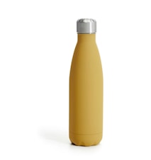 Stahlflasche Gummifinnish gelb 500 ml