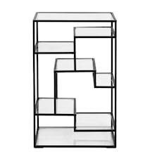 Bokhylla/Display Med Glashyllor 71X46Cm