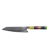 Chef's knife Damaskus 67 layer 20 cm Green