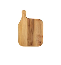 Raw Chopping board Teak 32x22 cm
