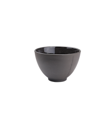 Bowl stoneware quote 'I det enkla' Dark Gray
