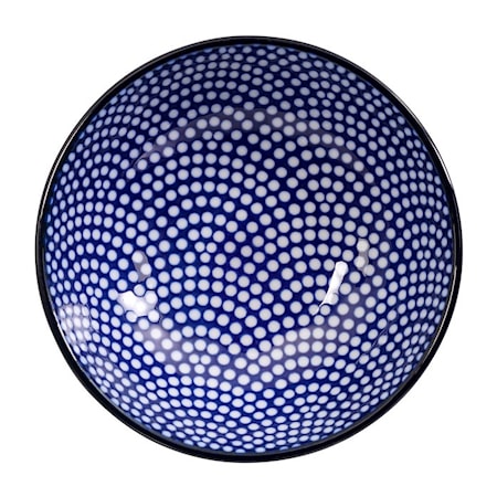 Tokyo Design Studio Nippon Blue Dish Dot 9.5×3 cm