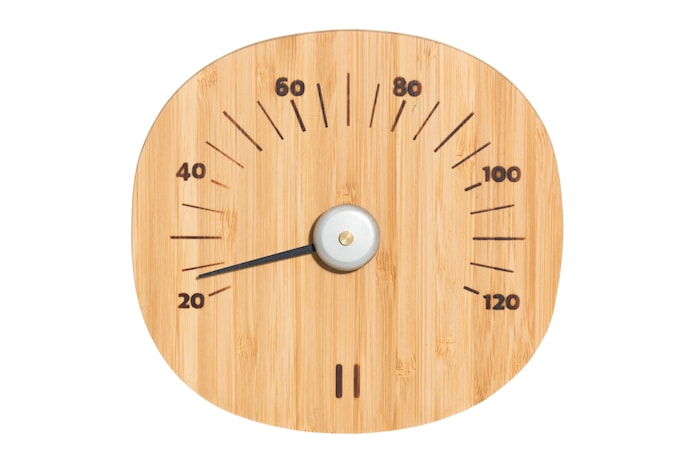 Rento Sauna thermometer bamboo