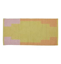 Honey Matta 140x200 cm Bomull Rosa/Lemon
