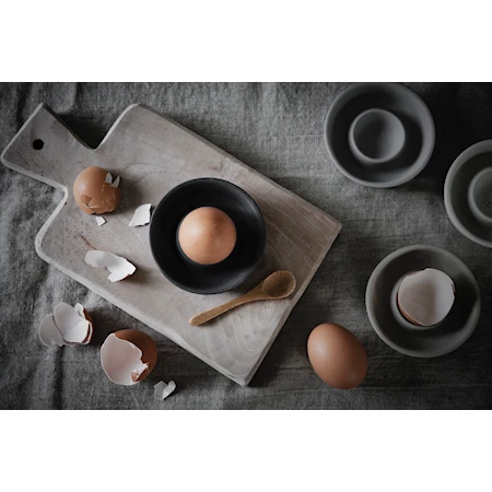 Egg Cup Stoneware - Grey