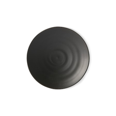 Kyoto Ceramics Japansk Desserttallerken Mat Black