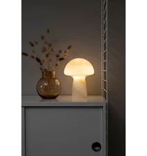 Fungo Pöytävalaisin Beige 16 cm