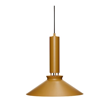 Lampe, metal, brun