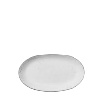 Fat Oval Large 30x17 cm Stengods Nordic Sand