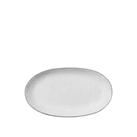 Fat Oval Large 30×17 cm Stengods Nordic Sand
