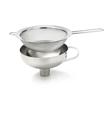 Funnel with strainer Stainless Steel