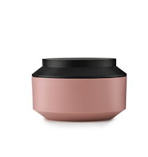 Geo Burk med lock Rosa/Svart Ø 15 cm