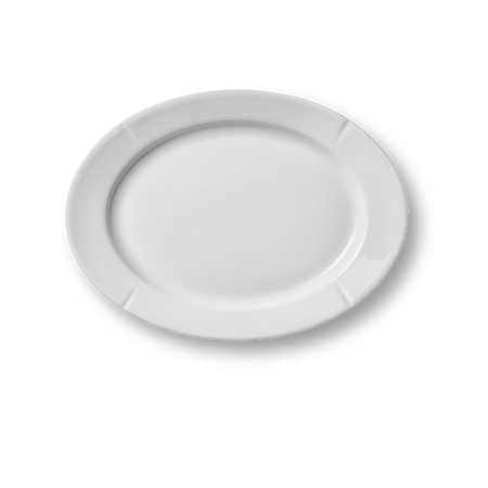 Grand Cru Oval plate 17,5x23,5 cm hvit