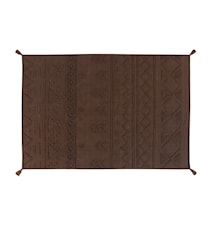 Tribu teppe vaskbart 120 x 160, brun