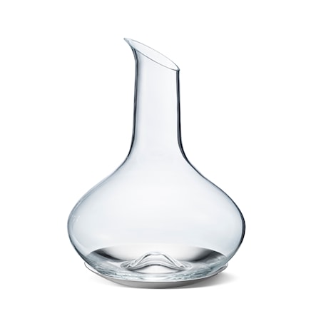 Sky Wine Carafe Glass and Stainless Steel Coaster