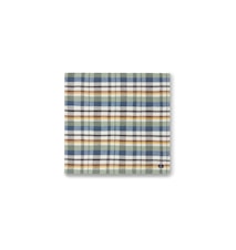Multi Checked Servett 50x50 cm Linne Blå Multi
