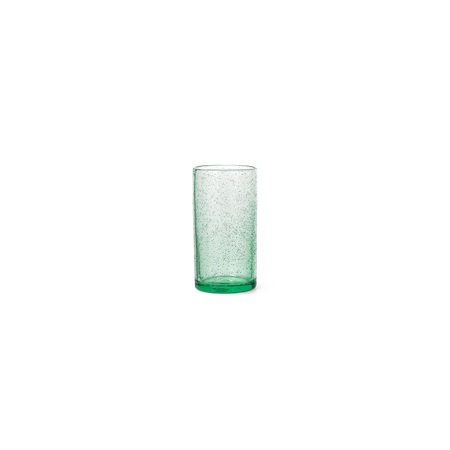 Oli Vattenglas 22cl Tall Återvunnet glas Klargrön