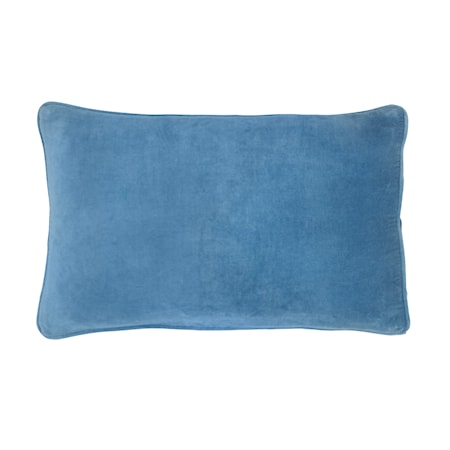 Velvet Kuddfodral 33×50 cm Havsblå