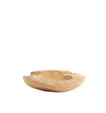 Skål Rustic Natur Teakrot 8X30 cm