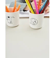 R Moomin ABC Becher 20 cl Weiß