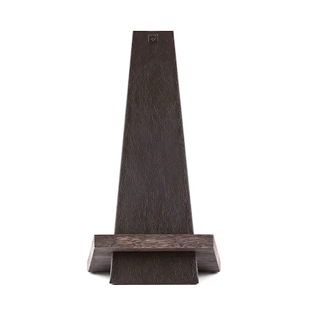 Black Leather And Oak Knifestand