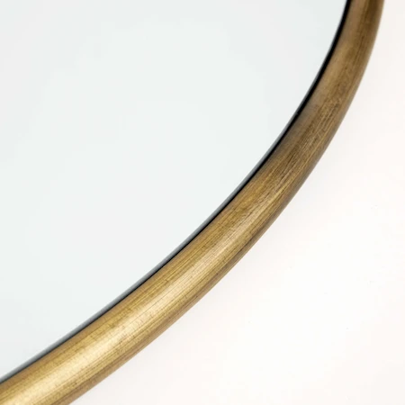 Copenhagen Spegel Rund L Antique brass