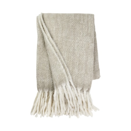 Cozy Living Pläd Mathea - Khaki