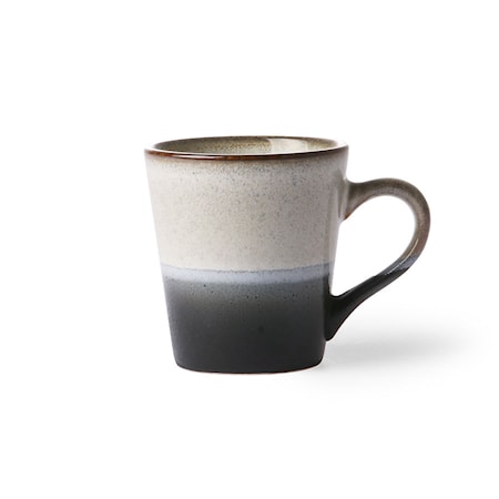 70's Espresso Cup Black and White 80ml
