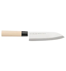 Houcho Santoku Knife Wooden handle Magnolia 17 cm