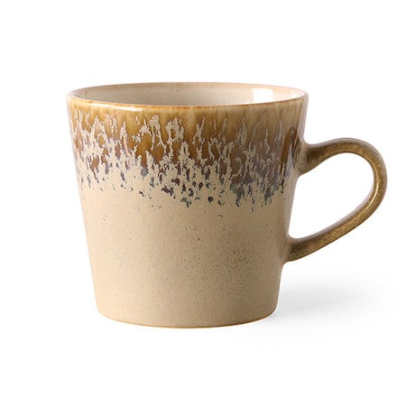 HKLiving 70’s Cappuccino Mugg 30 cl Keramik Bark