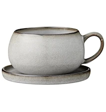 Teacup with Saucer Amera Gray