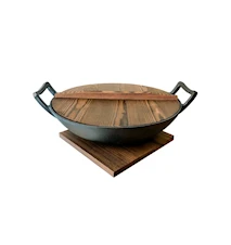 Kuro Chopper 18 cm + Nabe Wok sett